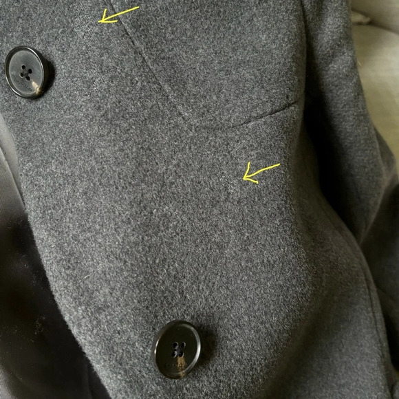 Aritzia Babaton  Wool Cashmere Jacket Charcoal Gray Coat Size XS - Picture 9 of 10